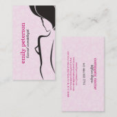 白黒美しい/化粧品デザイン 名刺 (正面/裏面)