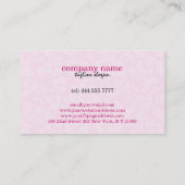 白黒美しい/化粧品デザイン 名刺 (裏面)