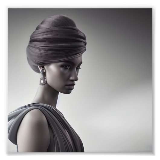 白黒美術 フォトプリント            (正面)