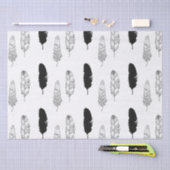 白黒羽 薄葉紙 (クラフト)