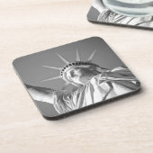 白黒自由の女神 コースター (左側)