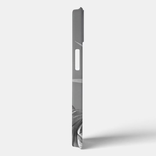 白黒自由の女神 Case-Mate iPhoneケース (裏面 / 右)