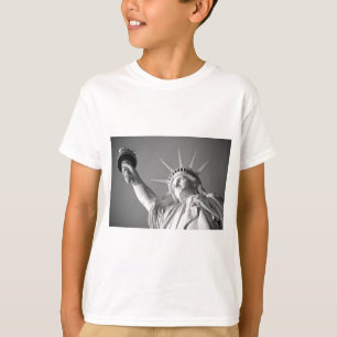 白黒自由の女神 Tシャツ