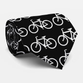 白黒自転車 ネクタイ (ロール)
