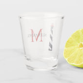 白黒航海のライトハウスモノグラム ショットグラス (裏面)