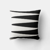 白黒色のブロックの装飾用クッション クッション (裏面)