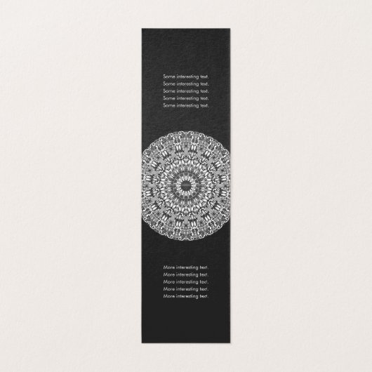 白黒花の曼荼羅 名刺 (内部フラット)