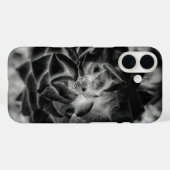 白黒花びら Case-Mate iPhoneケース (裏面 (横))