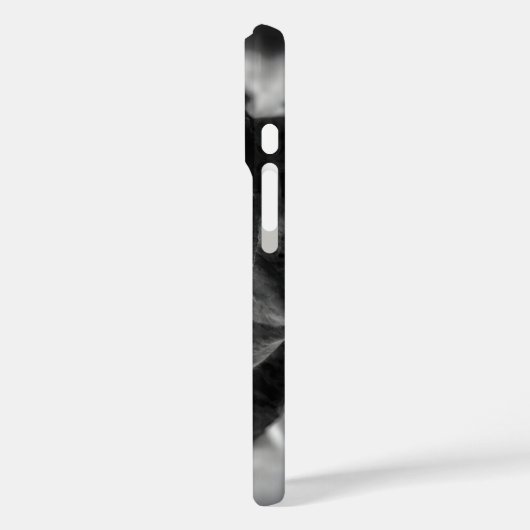 白黒花びら Case-Mate iPhoneケース (裏面 / 左)