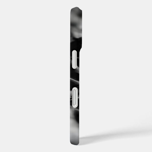 白黒花びら Case-Mate iPhoneケース (裏面 / 右)