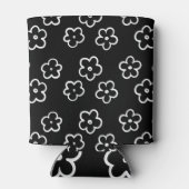 白黒花モダン春&夏 缶クーラー (裏面)