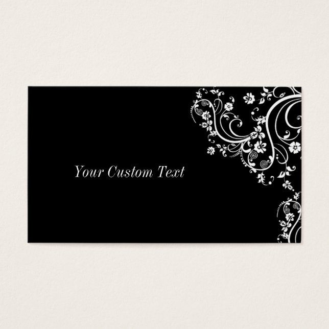 白黒花巻物 (正面)