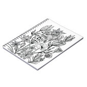 白黒花彩色 ノートブック (左側)