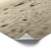 白黒花瓶と花 ポスター (角)