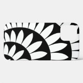 白黒花花びら Case-Mate iPhoneケース (裏面 (横))