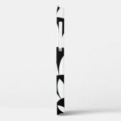 白黒花花びら Case-Mate iPhoneケース (裏面 / 左)