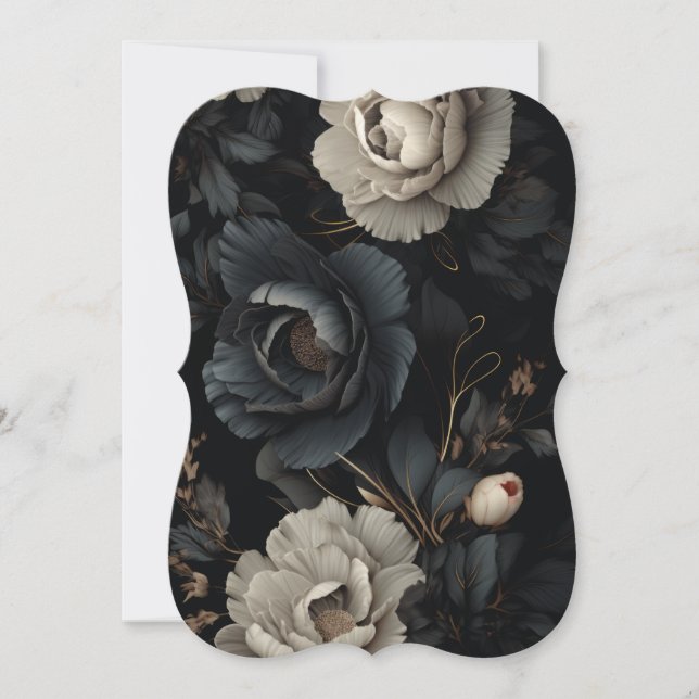 白黒花 (正面)