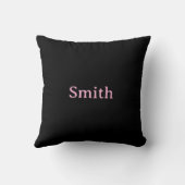 白黒花 クッション (裏面)