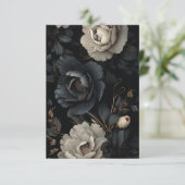 白黒花 サンキューカード (スタンド正面)