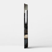 白黒花 Case-Mate iPhoneケース (裏面 / 左)