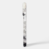 白黒花 Case-Mate iPhoneケース (裏面 / 左)