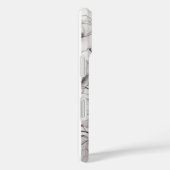 白黒花 Case-Mate iPhoneケース (裏面 / 右)