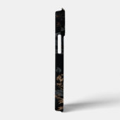 白黒花 Case-Mate iPhoneケース (裏面 / 右)