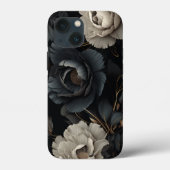 白黒花 Case-Mate iPhoneケース (裏面)