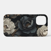 白黒花 Case-Mate iPhoneケース (裏面 (横))