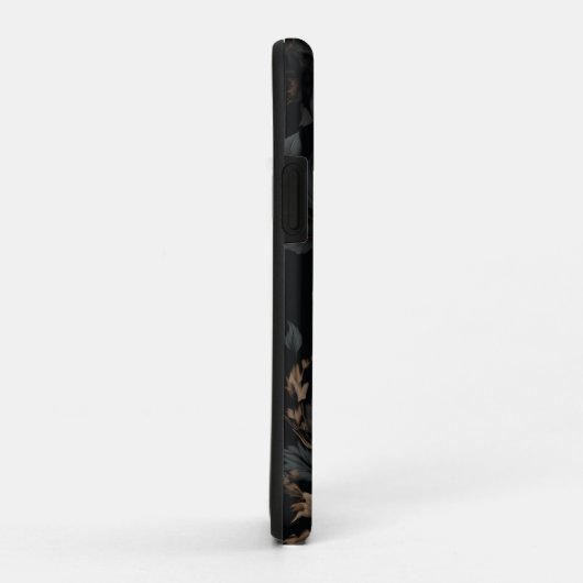 白黒花 Case-Mate iPhoneケース (裏面/右)