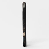 白黒花 Case-Mate iPhoneケース (裏面/左)
