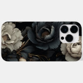 白黒花 Case-Mate iPhoneケース (裏面 (横))