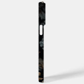 白黒花 Case-Mate iPhoneケース (裏面 / 右)