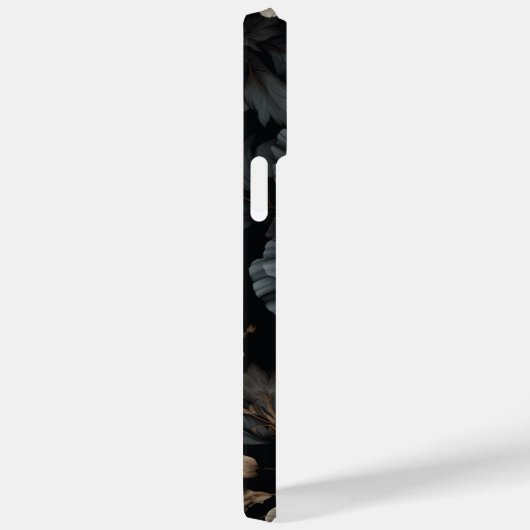 白黒花 Case-Mate iPhoneケース (裏面 / 右)