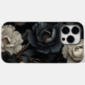白黒花 Case-Mate iPhoneケース (裏面 (横))