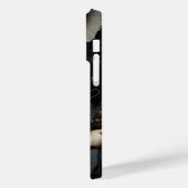 白黒花 Case-Mate iPhoneケース (裏面 / 左)