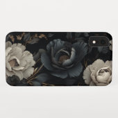 白黒花 Case-Mate iPhoneケース (裏面(横))