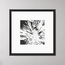 白黒芸術的デザイン