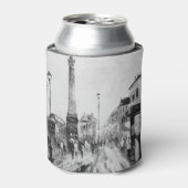 白黒芸術的画。 缶クーラー (缶正面)