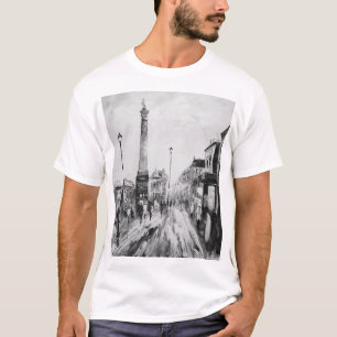 白黒芸術的画。 Tシャツ