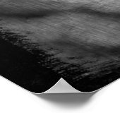 白黒草のポスター ポスター (角)