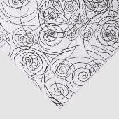 白黒落書きの芸術のティッシュペーパー 薄葉紙 (詳細)