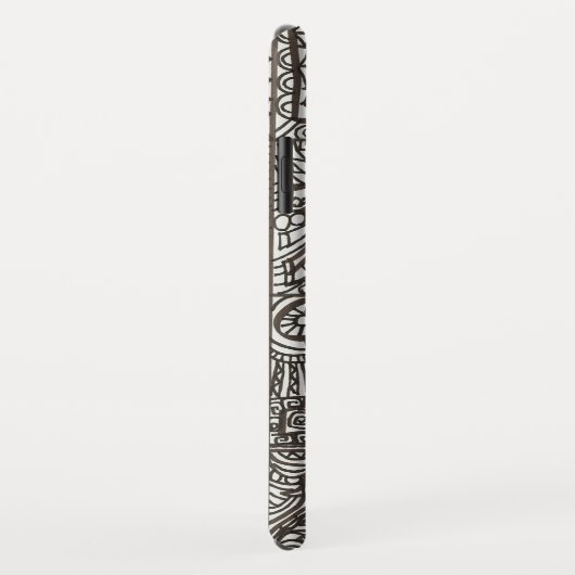 白黒落書き Case-Mate iPhoneケース (裏面/右)