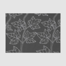 白黒葉のティッシュペーパー 薄葉紙