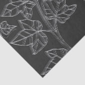 白黒葉のティッシュペーパー 薄葉紙 (詳細)