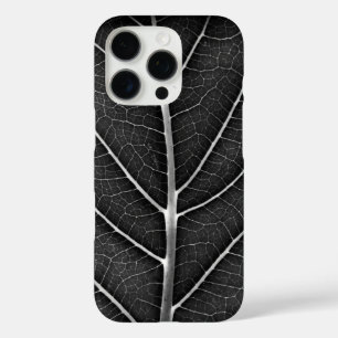白黒葉白熱［赤熱］光を放つがクローズアップ iPhone 16 PROケース