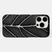 白黒葉白熱［赤熱］光を放つがクローズアップ Case-Mate iPhoneケース (裏面 (横))