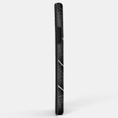 白黒葉白熱［赤熱］光を放つがクローズアップ Case-Mate iPhoneケース (裏面/右)