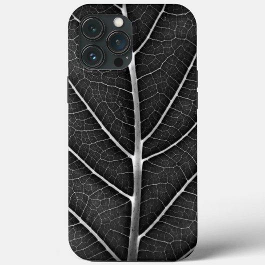 白黒葉白熱［赤熱］光を放つがクローズアップ Case-Mate iPhoneケース (裏面)