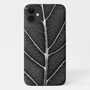 白黒葉白熱［赤熱］光を放つがクローズアップ iPhone 11 ケース